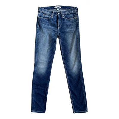 Pre-owned Calvin Klein Jeans Est.1978 Slim Pants In Blue