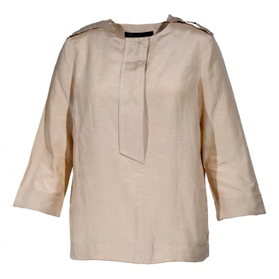 Pre-owned Marc By Marc Jacobs Silk Blouse In Beige