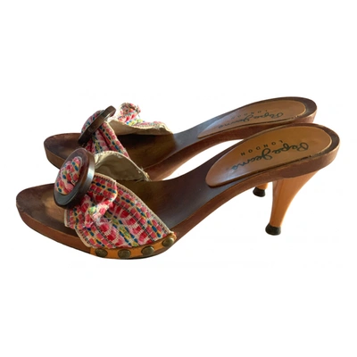 Pre-owned Pepe Jeans Mules & Clogs In Multicolour