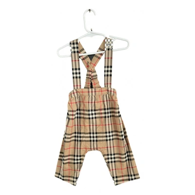Pre-owned Burberry Kids' Overall In Multicolour