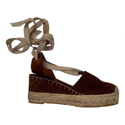 Pre-owned Ralph Lauren Espadrilles In Brown