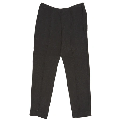 Pre-owned Roksanda Ilincic Slim Pants In Black