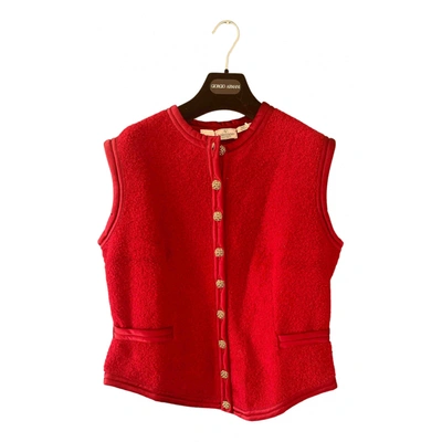 Pre-owned Valentino Wool Knitwear In Red