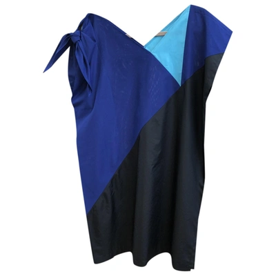 Pre-owned Issey Miyake Mini Dress In Multicolour