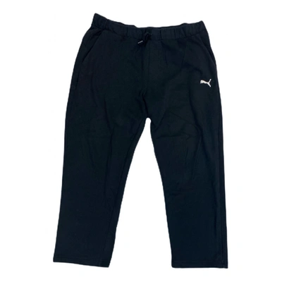 Pre-owned Puma Trousers In Black