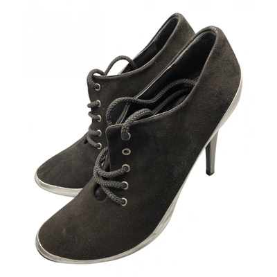 Pre-owned Walter Steiger Lace Ups In Black