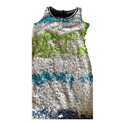 Pre-owned Silvian Heach Glitter Dress In Multicolour