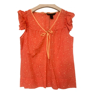 Pre-owned Marc By Marc Jacobs Top In Orange