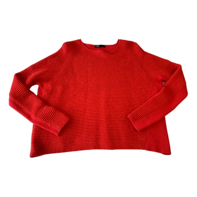 Pre-owned Maje Wool Jumper In Red