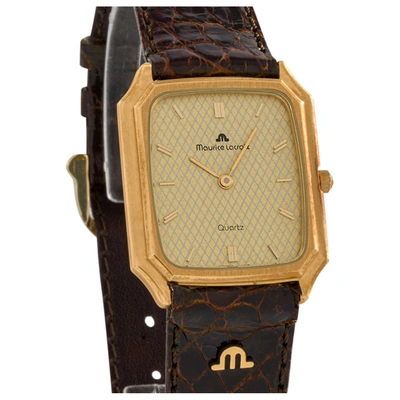 Pre-owned Maurice Lacroix Yellow Gold Watch