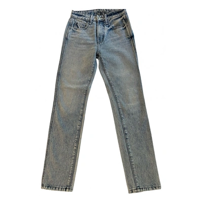 Pre-owned Jordache Straight Jeans In Blue