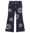 VERSACE MEDUSA AMPLIFIED FLARED JEANS,P00588386