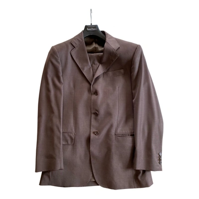 Pre-owned Loro Piana Wool Suit In Brown
