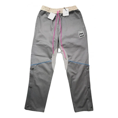 Pre-owned Puma Large Pants In Grey