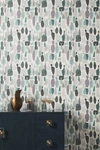 Susan Hable For Soicher Marin Collage Wallpaper In Purple