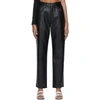 Agolde Ren High Rise Wide Leg Jean In Detox In Black