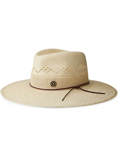 Maison Michel Women's Charles Straw Wide-brim Hat In Neutral