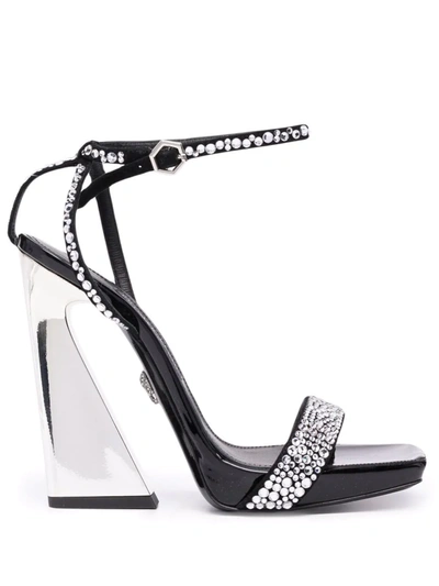 Philipp Plein Stone-embellished Sandals In Multi