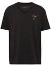 Giuseppe Zanotti Signature Embro Cotton Jersey T-shirt In Black