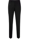 Zadig & Voltaire Paula Contrast Side Stripes Trousers In Schwarz