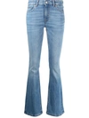 Zadig & Voltaire Eclipse Flared Jeans In Blau