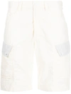 Maharishi Slim-fit Chino Shorts In Weiss