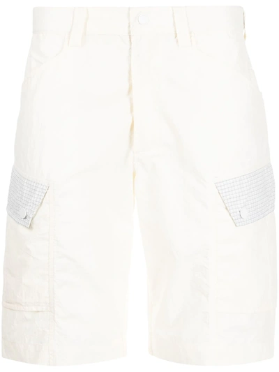 Maharishi Slim-fit Chino Shorts In Weiss