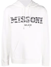 Missoni Embroidered Logo Hoodie In Off White