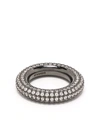 NUMBERING PAVE DOUGHNUT RING