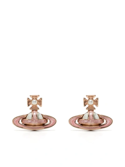 ☆【Vivienne Westwood】☆SIMONETTA BAS RELIEF EARRINGS☆ Vivienne Westwood Simonetta Bas-relief Earrings In Gold