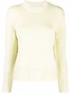Malo Ribbed Edge Cashmere Jumper In Grün
