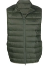Barbour Puffer Logo Gilet In Grün
