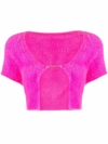 Jacquemus La Maille Neve Cardigan In Rosa