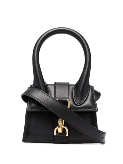 Jacquemus Women's  Black Leather Handbag