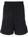 Y-3 Black Light Shell Running Shorts In Schwarz
