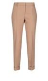 Golden Goose Pink Daria Regular Trousers In Neutrals