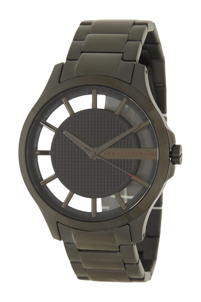 A I X Armani Exchange Hampton Samurai Watch, 46mm In Black/ Black