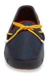 Swims Braided Lace Loafer In Navy/ Navy/ Navy