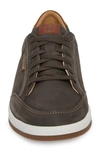 Mephisto Sportbuck Suede Lace Sneakers In Graphite