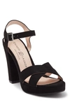 Chinese Laundry Always Ankle Strap Block Heel Platform Sandal In Black