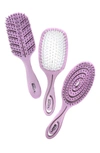 CORTEX BEAUTY ECO-FRIENDLY 3-PIECE HAIR BRUSH SET