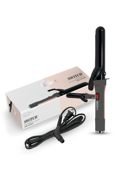 Cortex Beauty Switch Curling Iron In Gray/rose Gold