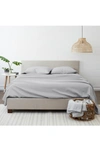Home Spun Ienjoy Home The  Premium Ultra Soft Scallops Pattern 4-piece King Bed Sheet Set In Light Gray