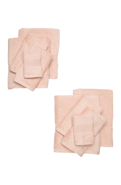 Nordstrom Rack Essential 10-piece Towel Set In Pink Hero