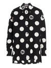 DOLCE & GABBANA MACRO POLKA DOTS SHIRT,F5N84THS5K2 HNSRA