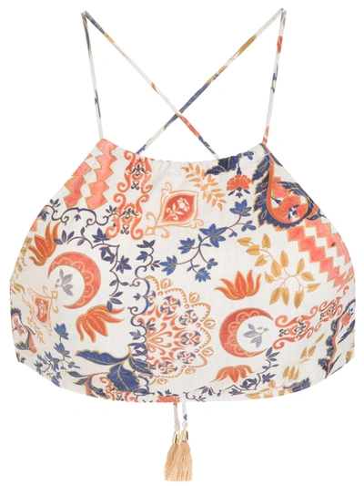 Lygia & Nanny Ilana Paisley Floral-print Bikini In 中性色