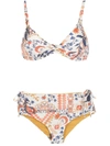 Lygia & Nanny Marcela Estampado Bikini In 中性色