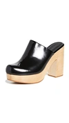 Rachel Comey Dakota Patent Leather 110mm Clogs In Black