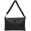 Mcq By Alexander Mcqueen Ruched-strap Leather Tote Bag In 1000 Black