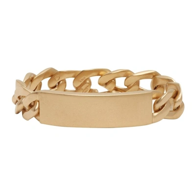 Maison Margiela Gold Chain Id Bracelet